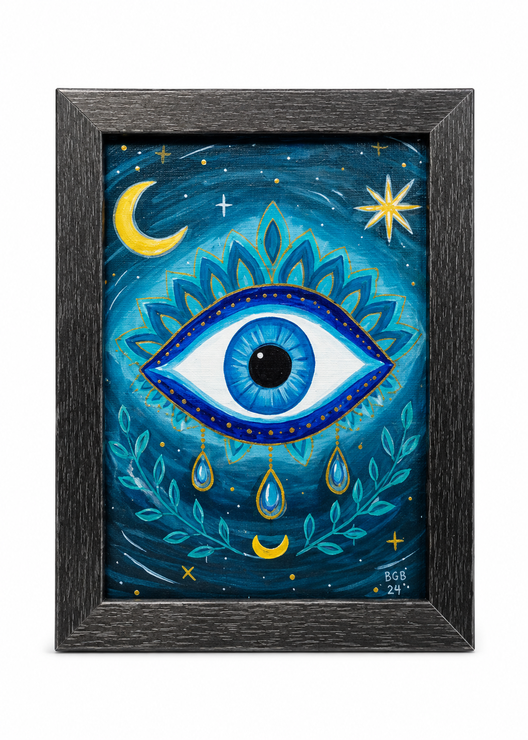 Celestial Guardian — Painting a Watchful Eye Beneath the Stars
