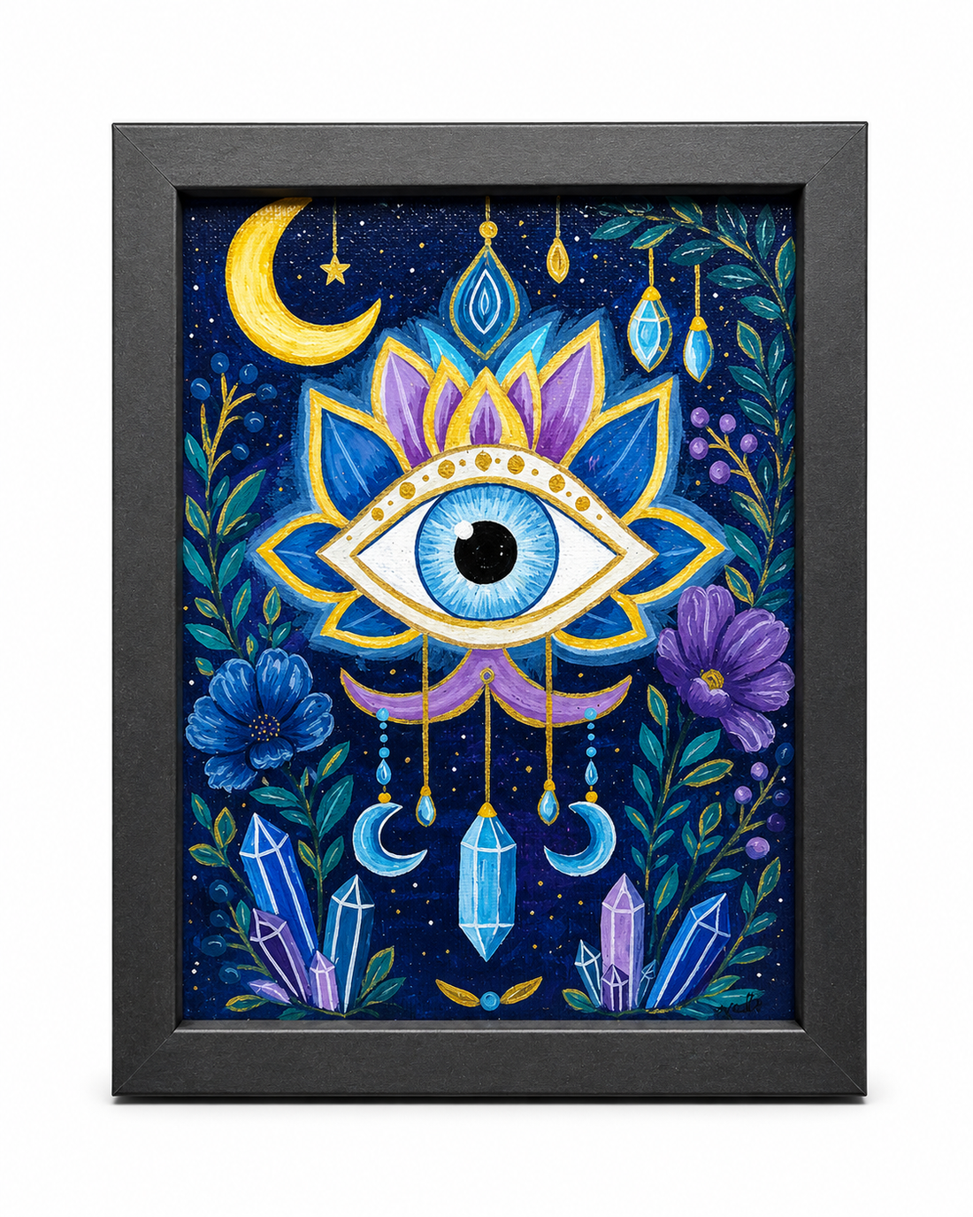 Celestial Bloom — Painting Protection, Growth, and Starlight
